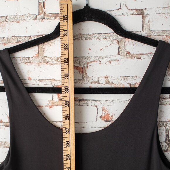 NEW Express Women’s Small Body Contour Black Scoop Neck Mini Dress - Picture 6 of 6